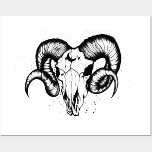 Goat Skull Posters and Art